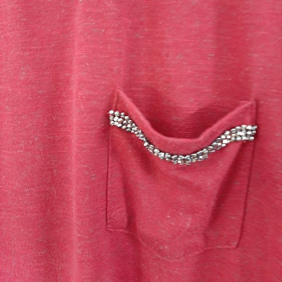 Deep Red Top - Picture 2 of 4